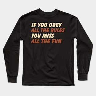 sarcasm Long Sleeve T-Shirt